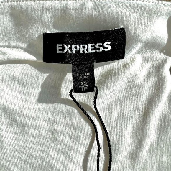 Express Sequin Chevron Stripe Mini Skirt in Multicolor - Picture 4 of 5